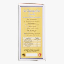 Petites gaufrettes fourrées saveur chèvre romarin Biscuiterie Eugène Blond