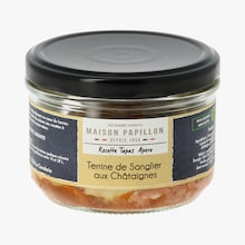 Terrine de sanglier aux ch&acirc;taignes Maison Papillon