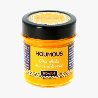 Houmous, pois chiche et ras-el-hanout Bidaian