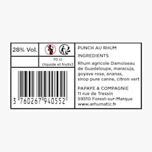 Punch Arhumatic Ananas, goyave, maracuja, citron vert Arhumatic