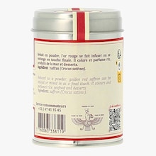 Safran rouge d'Iran en poudre Terre Exotique