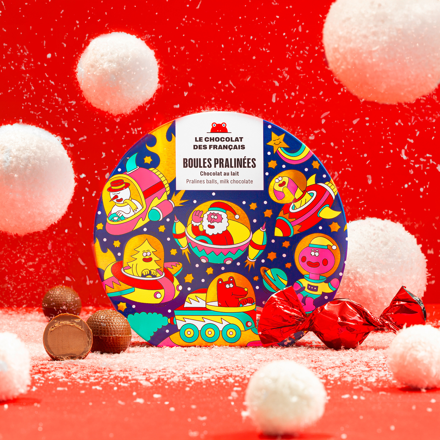 Boules pralinés chocolat au lait Le Chocolat des Français