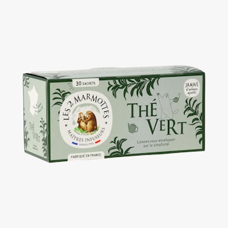 Thé vert bio Les 2 Marmottes