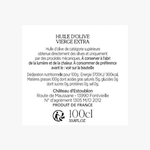 Huile d&rsquo;olive vierge extra Picholine Ch&acirc;teau d'Estoublon