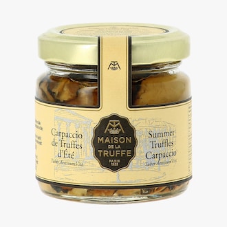 Carpaccio de truffes d'été Maison de la Truffe