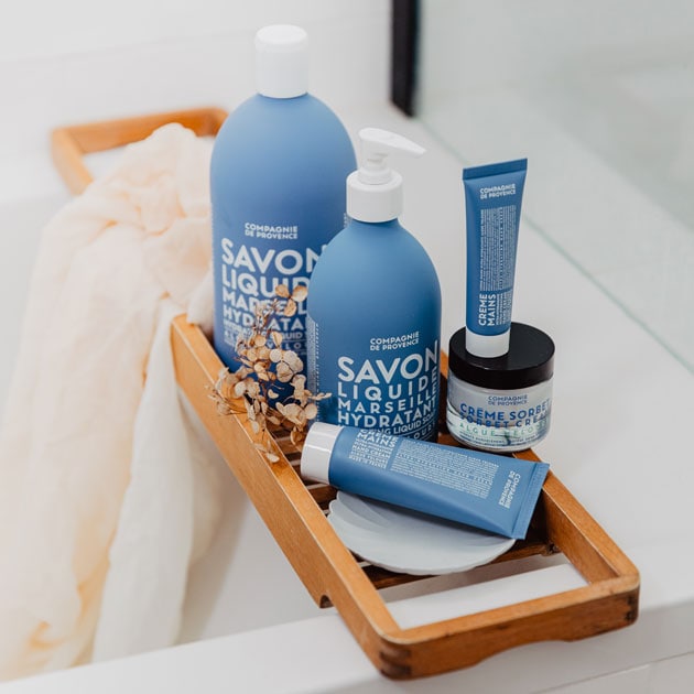 Savon liquide Marseille hydratant, algue velours, flacon La Compagnie de Provence