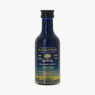 Huile d&rsquo;olive et caviar, pr&eacute;paration culinaire A l'Olivier
