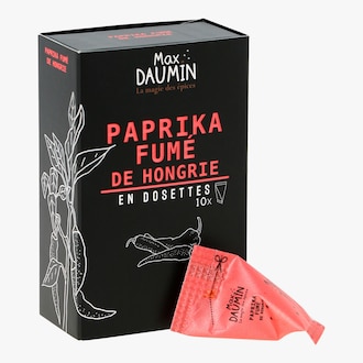 Paprika fumé de Hongrie - En dosettes Max Daumin