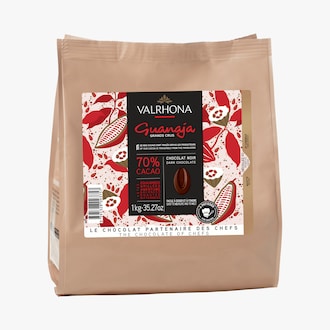 Noir Guanaja, chocolat noir 70%, à pâtisser Valrhona