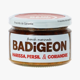 Marinade harissa, persil et coriandre Badigeon