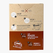 Maïs à éclater en sachet - saveur cacao et noisette Grain Pop