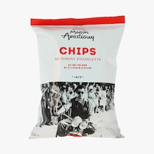 Chips au piment d&rsquo;Espelette au sel de mer et &agrave; l&rsquo;huile d&rsquo;olive Maison Arosteguy