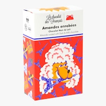 Amandes enrobées de chocolat noir et lait Le Chocolat des Français