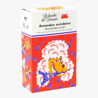Amandes enrobées de chocolat noir et lait Le Chocolat des Français