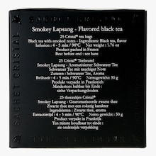 Thé noir aromatisé Smokey Lapsang - Boîte de 25 sachets Dammann Frères