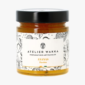 Préparation à base de fruits ananas, passion Atelier Wakka