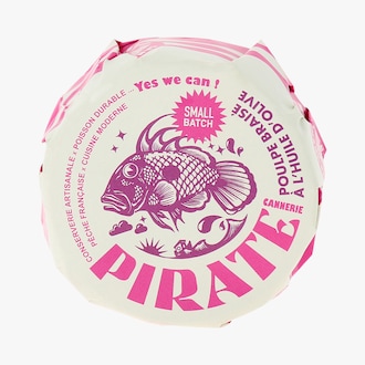 Poulpe brais&eacute;, &agrave; l&rsquo;huile d&rsquo;olive Pirate Cannerie